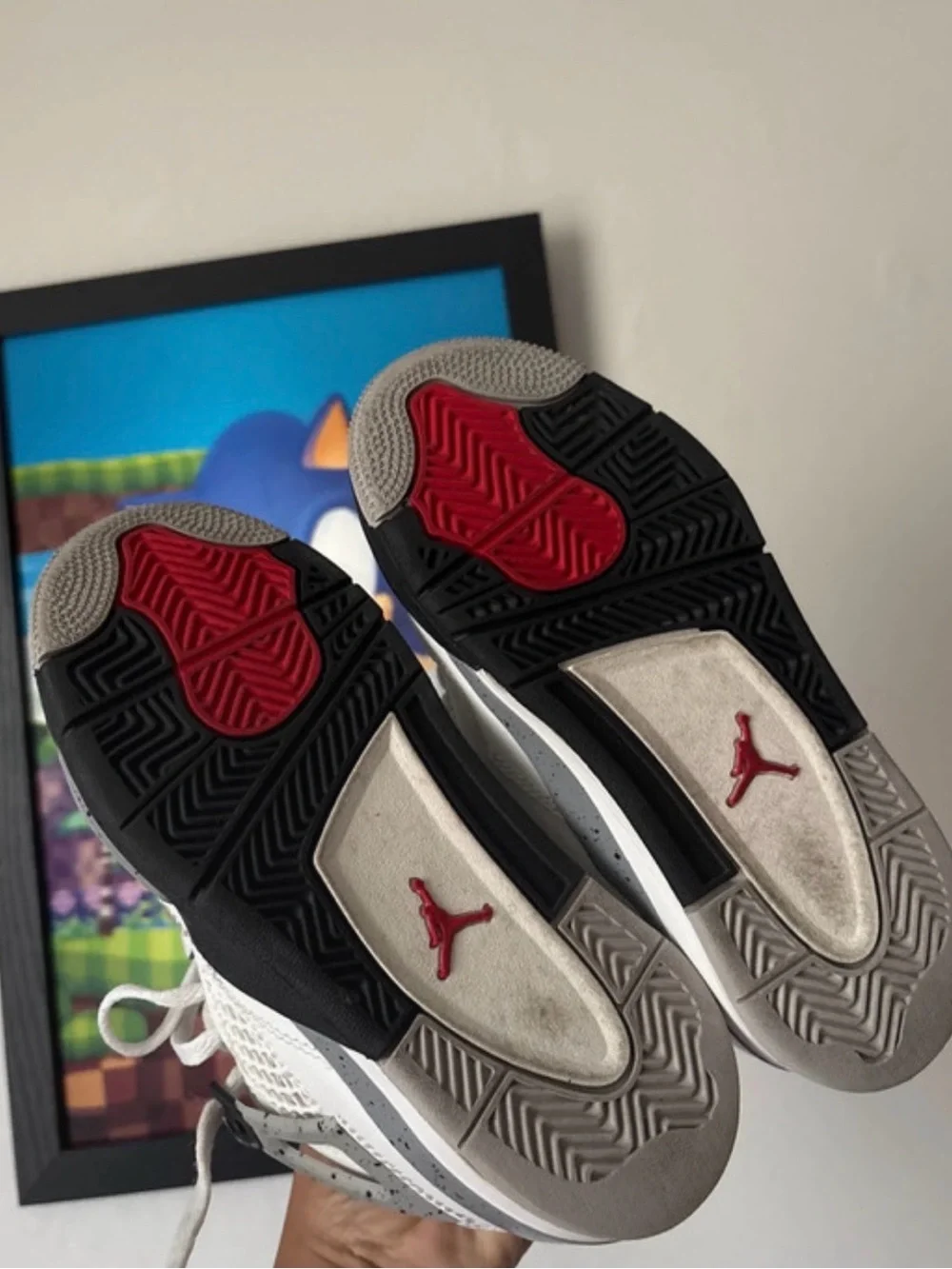 Jordan Kids White Black and Gray Sneakers